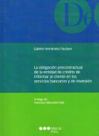 La obligación Precontractual de la Entidad de Crédito