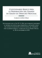 Cuestionario Básico para la Preparación del Examen de Grado en Derecho Procesal