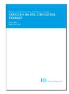 Boletín de Jurisprudencia de Derecho Laboral, Articulo 184 del Código del Trabajo N° 13