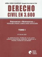 Derecho Civil en 3600, Preguntas y Respuestas Preparación de Pruebas y Examen de Grado. Autoevaluación, 2 Tomos
